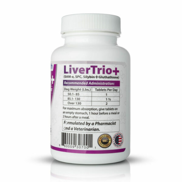 LiverTrio+ Liver Supplement Chew Tabs for Large Dogs 30Ct.