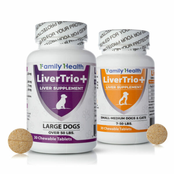 LiverTrio+ Liver Supplement Chew Tabs for Dogs & Cats 30Ct.