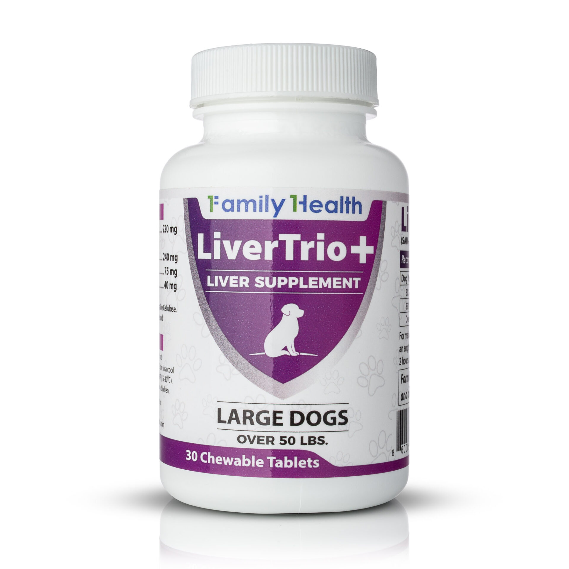 LiverTrio+ Liver Supplement Chew Tabs Large Dogs